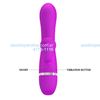 Vibrador 2 motores con masajeador de clitoris